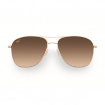 Maui Jim Cliff House Sunglasses Gold Frame Polarized Brown Lens