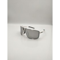 100% Eastcraft™ Sunglasses White Frame HiPER Grey Multilayer Mirror Lens