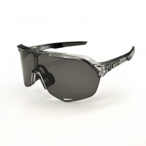 100% S2 Sport Performance Sunglasses Crystal Grey Frame HiPER Grey Mirror Lens
