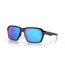 Oakley Parlay Sunglasses Steel Frame Prizm Sapphire Polarized Lense