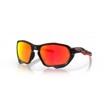 Oakley Plazma Sunglasses Matte Black Ink Frame Prizm Ruby Lense