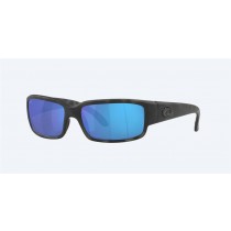 Costa Ocearch® Caballito Sunglasses Tiger Shark Ocearch Frame Blue Mirror Polarized Glass Lense