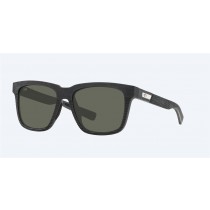 Costa Pescador Sunglasses Net Gray With Gray Rubber Frame Gray Polarized Glass Lense