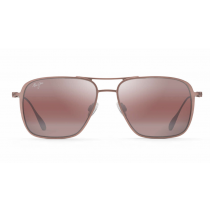Maui Jim Beaches Sunglasses Brown Red Frame Polarized Rose Lens