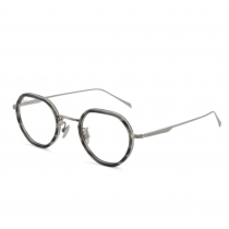 Maui Jim MJO2422 Specialty Metal Eyeglasses Lens Clear Frame Light Gunmetal With Grey Tortoise