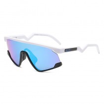 Oakley BXTR Sunglasses OO9280 White Frame Prizm Blue Lenses