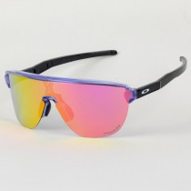 Oakley Corridor Sunglasses OO9248 Matte Transparent Lilac Frame Prizm Road Lenses