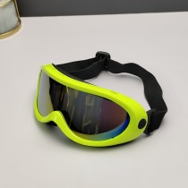 Oakley Ski Goggles Green Frame Blue Yellow Lenses