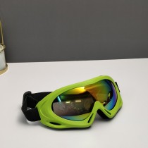 Oakley Ski Goggles Green Frame Colorful Lenses