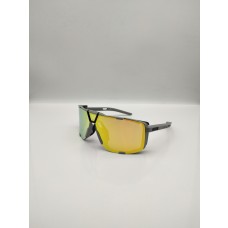 100% Eastcraft™ Sunglasses Grey Frame HiPER Gold Multilayer Mirror Lens