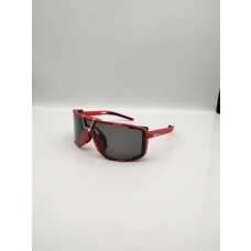 100% Eastcraft™ Sunglasses Red Frame HiPER Grey Multilayer Mirror Lens