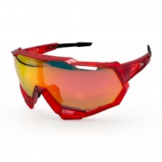 100% S1 Sport Cycling Sunglasses Red Frame Ruby Lens