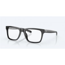 Costa Tybee Rx Matte Black Frame Clear Lense Eyeglasses
