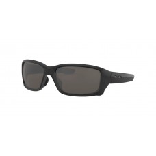 Oakley Straightlink™ Low Bridge Fit Sunglasses Matte Black Frame Warm Grey Lense