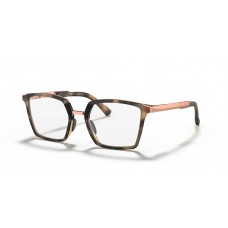Oakley Side Swept Satin Brown Tortoise Frame Eyeglasses