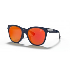 Oakley Chicago Bears Low Key Sunglasses Polished Navy Frame Prizm Ruby Lense