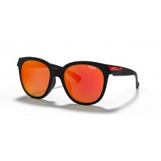 Oakley Kansas City Chiefs Low Key Sunglasses Matte Black Frame Prizm Ruby Lense