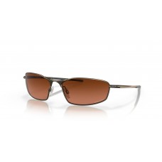 Oakley Whisker Sunglasses Pewter Frame Prizm Brown Lense