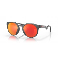 Oakley HSTN Sunglasses Matte Carbon Frame Prizm Ruby Lense
