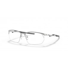 Oakley Wire Tap 2.0 Satin Chrome Frame Eyeglasses