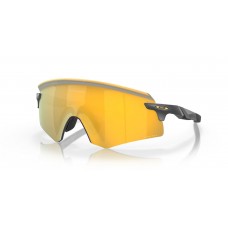 Oakley Encoder Sunglasses Matte Carbon Frame Prizm 24k Lense
