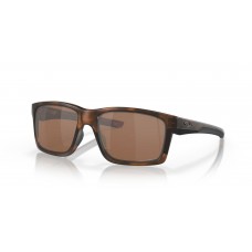 Oakley Mainlink™ XL Sunglasses Matte Brown Tortoise Frame Prizm Tungsten Polarized Lense