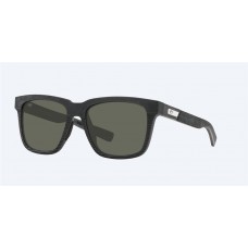 Costa Pescador Sunglasses Net Gray With Gray Rubber Frame Gray Polarized Glass Lense