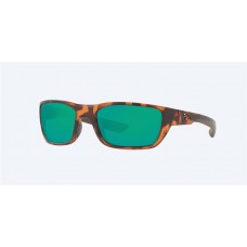 Costa Whitetip Readers Sunglasses Retro Tortoise Frame Green Mirror Polarized Polycarbonate Lense