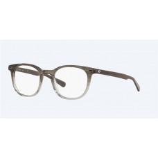 Costa Mariana Trench 200 Shiny Gray Fade Frame Clear Lense Eyeglasses