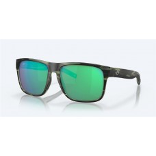 Costa Spearo Xl Sunglasses Matte Reef Frame Green Mirror Polarized Glass Lense