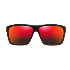 Maui Jim Alenuihana Sunglasses Black Frame Polarized Red Lens