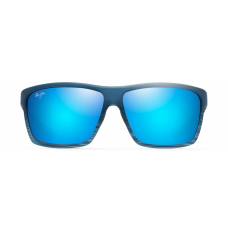 Maui Jim Alenuihana Sunglasses Blue Frame Polarized Blue Lens