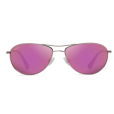 Maui Jim Baby Beach Sunglasses Gold Frame Polarized Purple Lens