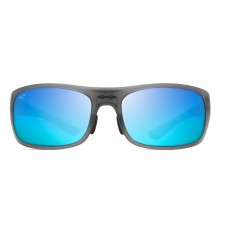 Maui Jim Big Wave Sunglasses Black Frame Polarized Blue Lens