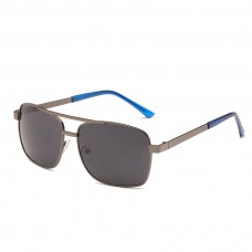 Maui Jim Compass Polarized Sunglasses Brass Frame Dark Grey Lens