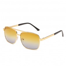 Maui Jim Compass Polarized Sunglasses Gold Frame Ombre Lens