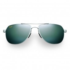 Maui Jim Guardrails Sunglasses Silver Frame Polarized Gray Lens
