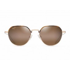 Maui Jim Island Eyes Sunglasses Gold Frame Polarized Brown Lens