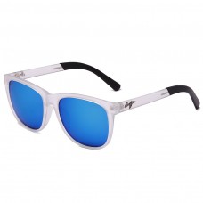 Maui Jim Koko Head Polarized Sunglasses Crystal Frame Blue Lens