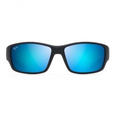 Maui Jim Local Kine Sunglasses Black Frame Polarized Blue Lens