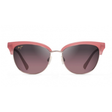 Maui Jim Lokelani Sunglasses Pink Frame Polarized Rose Lens