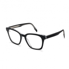 Maui Jim MJO2121 Acetate Eyeglasses Lens Clear Frame Black With Crystal