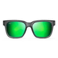 Maui Jim Moongoose Sunglasses Gray Frame Polarized Green Lens