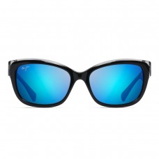 Maui Jim Plumeria Sunglasses Black Frame Polarized Blue Lens