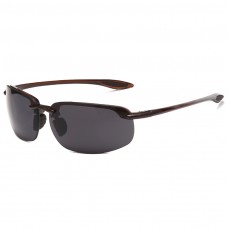 Maui Jim Sandy Beach Polarized Sunglasses Tan Frame Grey Lens