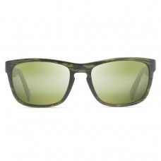 Maui Jim South Swell Sunglasses Matte Green Frame Polarized Green Lens