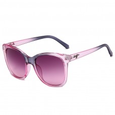 Maui Jim Square Polarized Sunglasses Gradient Purple Frame Purple Lens