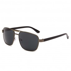 Maui Jim The Bird Polarized Rectangular Sunglasses Black Frame Dark Grey Lens