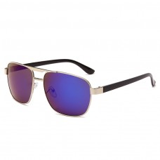 Maui Jim The Bird Polarized Rectangular Sunglasses Black Gold Frame Dark Blue Lens