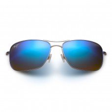 Maui Jim Wiki Wiki Sunglasses Silver Frame Polarized Blue Lens
